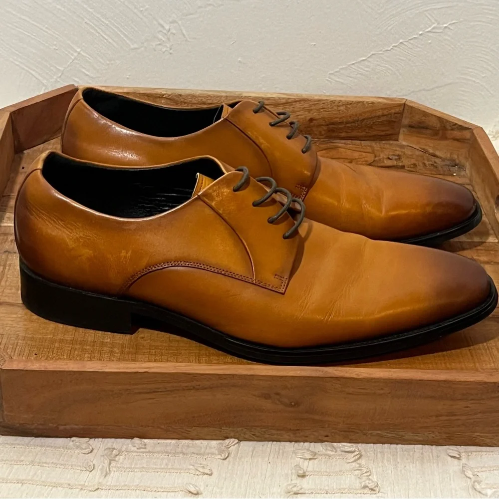 GIFENNSE Men’s Dress Shoe Oxford Formal Lace Up 12